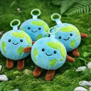지구 캐릭터 키링 인형 가방 꾸미기 키홀더
