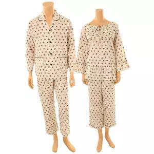 [스타필드 하남] 솔브 세일 부드럽고 고급스러운 면60수 강아지 나염 파자마 (SPA2324M_W)