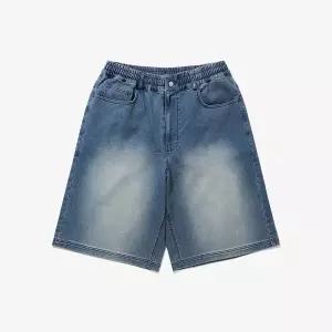 [뉴에라](광주신세계)워시드 스웨트 버뮤다 팬츠 블루 14954606