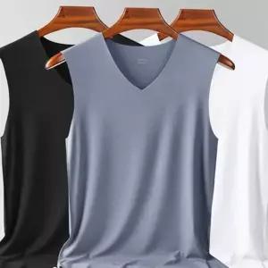 남성 심리스 런닝 기능성 노라인 이너웨어 남성 냉감 민소매 여름 슬림핏 쿨티 셔츠