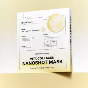 메디앤서 비타 콜라겐 나노분자 100Da 나노샷 고농축 겔마스크 10매 흡수특허