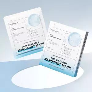 메디앤서 포어 콜라겐 나노분자 100Da 나노샷 고농축 겔마스크 10매 흡수특허