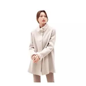 올리비아하슬러 천연모피 캐시미어 혼방 코트OHCWCT301 1163105