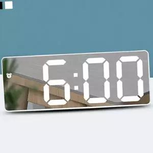 led 탁상 시계 인테리어 디지털 스누즈 무소음 탁상 시계 알람 건전지 날짜 절전 조절 밝기 모드 전자 평일