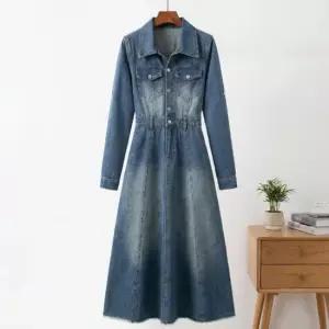 시리스 워싱 데님 원피스_ND1OP001