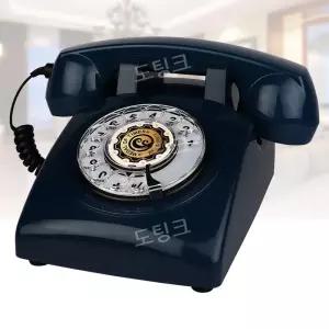 레트로 전화기 옛날 빈티지 골동품 소품샵 유선 전화 다이얼 인테리어소품