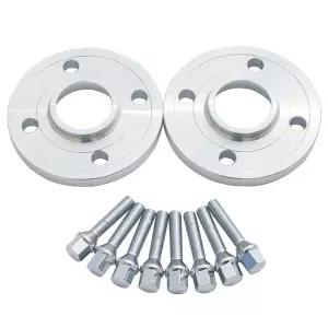 허브스페이스 휠 2개 15mm/20mm 허브 센터 57.1mm 4x100에서 4x100으로 변환 스페이서 콘형 M12x1.5 스터드