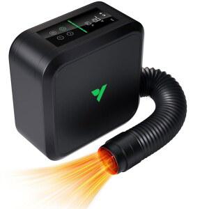 온도 조절기 700W PTC 난방 소형 휴대용 VPD APP 제어 과열 방지 기능을 갖춘 VIVOSUN 에어로플럭스 스마트 그로우 텐트 히터 객실 온실용 연장 호스 포함