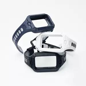 엔터콘 갤럭시핏3 스트랩 일체형 러기드 케이스 TPU 밴드