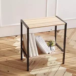 선반 다용도 테이블 장 사이드 선반 낮은 원룸 원목 수납장 소파 침대 보조 협탁 방미 책상