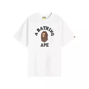 [스타필드 수원] 베이프 컬리지 티셔츠 화이트 0ZXTEW001102P