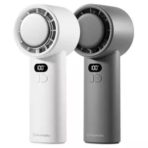 [ 쿨러 팬 ] 핸디형 선풍기 BLDC모터 100단계 풍속 조절 무선 초강력 바람 강풍 바람 c to c 충전 잔량표시 냉각 패드 휴대용