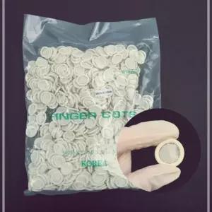 골무밴드 백색 사무용골무 파우더프리 핑거코트 공장골무 파우더골무 라텍스골무 500g800개 1WC42BD03