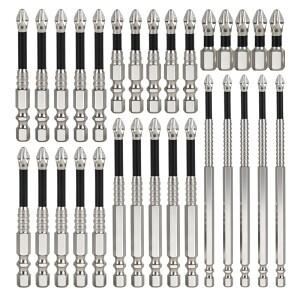 K5 임팩트 드라이버 비트 논슬립 십자 헤드 S2 초강력 자기 5A 블랙 전기드릴