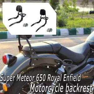 슈퍼 메테오 650 로얄 엔필드 메테오650 탈부착식 등받이 시시바 (후면 러기지 랙 포함)
