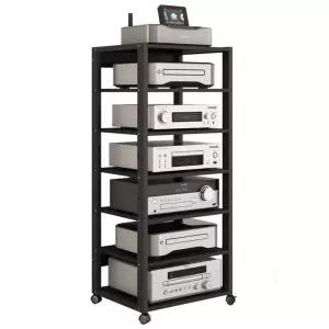 오디오 선반 랙 다이 거실 8단 캐비닛 스피커 장식장 스탠드 수납장 CD 5단