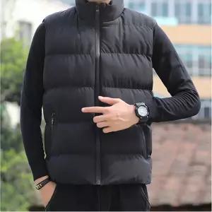 남성 남성용 니트 겨울 오버핏니트 조끼 경량 브이넥니트 IS-JP51