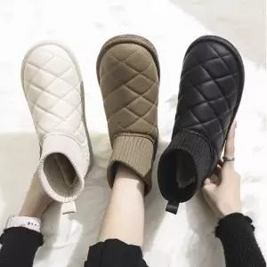 삭스부츠 방한 여성방한화 패딩부츠 겨울 여성부츠 패딩 마름모 패딩방한화 1WD9179E3