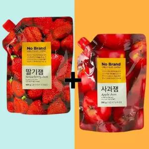 노브랜드 딸기잼 800g+사과잼 800g