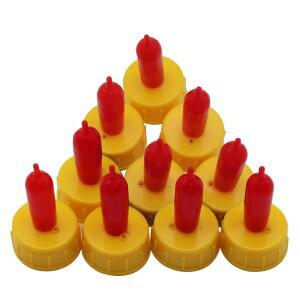 5/10/20개 양/염소 우유 젖꼭지 급수기 가축 급이 도구 부드러운 실리콘 젖병