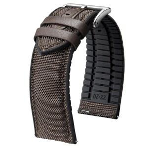 빈룬 나일론 실리콘 시계줄 18mm 19mm 20mm 21mm 22mm 퀵 릴리스 캔버스 고무 하이브리드 시계줄 교체 시계줄 남성 9가지 색상 실버/블랙 버클