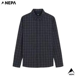 네파 남성 봄여름 라이프스타일 냉감 스트레치 체크 남방 셔츠 7L315432329091