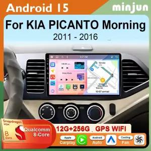 안드로이드 15 기아 피칸토 모닝 2011 2012 2013 2014 2015 2016 카플레이 자동차 멀티미디어 카 라디오