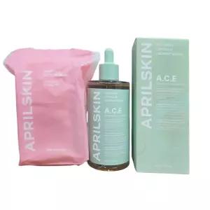 에이프릴스킨 센텔라 카밍 앰플 110g +스킨팩솜 / 기다림없는 빠른 초속진정 /대용량