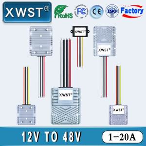 XWST DC to 부스트 컨버터 승압 48 볼트 전압 조정기 출력 전원 공급 장치 12V ~ 48V 10-45V 1A 5A 8A 15A