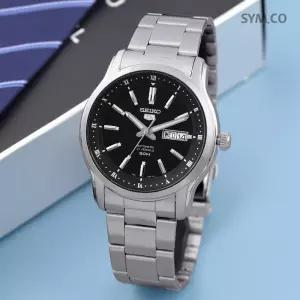 5 SNKP11K1 오토매틱 데이데이트 실버 블랙 클래식 남자 메탈 시계 d