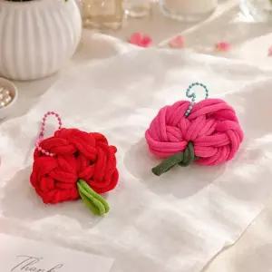 양말목 어버이날 카네이션 키링 만들기 DIY