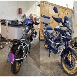 스포츠 바이크 오토바이 45L CFMOTO 800MT CF MOTO 450MT Explorer 700MT 트렁크 알루미늄 탑 케이스 수하
