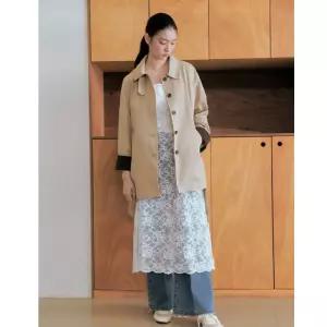 (스타필드 안성 로엠) 레이스 레이어드 원피스_RMOWG23RT1