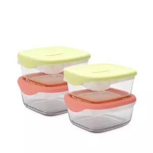 락앤락 바로한끼 밥용기 Lite 냉동밥보관 410ml 2p x 2세트 (총4개입)