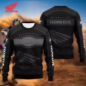 혼다 2026 오프로드 오토바이 산악 자전거 저지 레이싱 대회 긴 소매 티셔츠 편안한 스포츠 탑