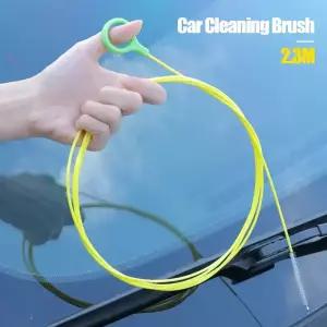 자동차 드레인 준설 청소 스크럽 브러시 자동 선루프 긴 호스 나선형 클리너 230cm
