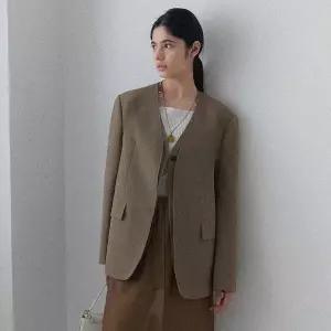 [온앤온](강남점) 노카라 커팅 레이어드 자켓 NEW6SJ208_96