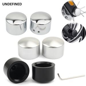 오토바이 프론트 액슬 너트 커버 캡 볼트 알루미늄 할리 여행용 일렉트라 글라이드 다이나 스트리트 밥 팻