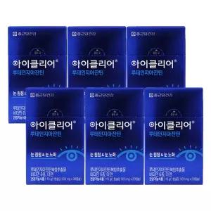 종근당건강 아이클리어 루테인 지아잔틴 500mg x 30캡슐 6개