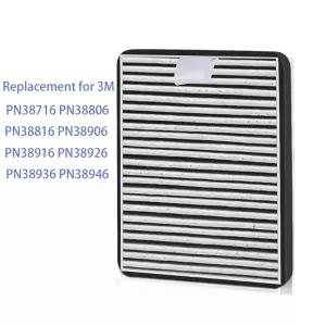 3M 자동차 공기 청정기 용 교체 필터 PN38716 PN38816 38916 38806 389 95*116*20mm
