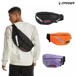 매장정품 스파이더 [ 본사] 공용 라이프스타일 퀼티드 힙색 SPGFBNBG303UB 192599