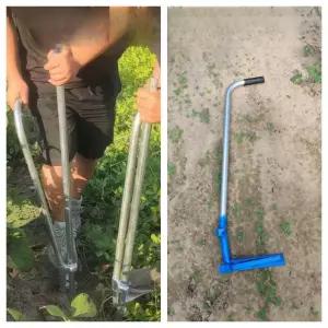 올데이프로덕트 파이프삽입기 농자재 박는 텃밭