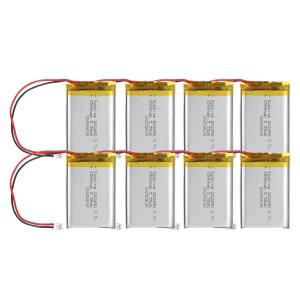 폴리머 리포 충전식 배터리 3.7V 803450 1500mAh 리튬 (PH 2.0mm 포함) MP3 DVD PAD 카메라 GPS 노트북 블