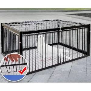 비둘기 포획틀 케이지 포획기 덫 조류 트랩 철장 까치 신설계 탈출 100x60x26 4입구