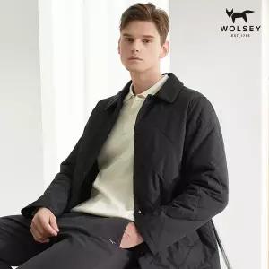 울시 남성퀼팅점퍼_자켓_경량패딩_블랙 APWSJM25F01MBK