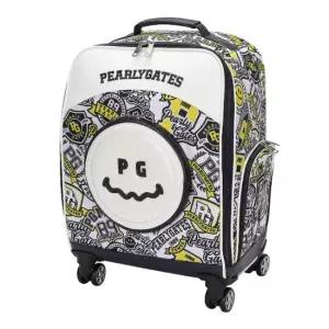 파리게이츠골프보스턴백 PQS 521E2BB401_WH 여성 스마일 로고 패턴 휠 보스턴백