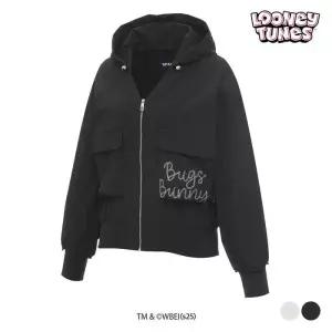 [디즈니골프]여성골프점퍼 여성 벅스버니 아웃포켓 후드 레이어드 점퍼 SP1LJP015BK_S