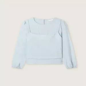 [스타필드 고양 로엠] 뷔스티에 매칭 블라우스_RMBLG12R11