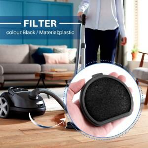 세척 가능한 헤파 필터, AEG 일렉트로룩스 QX9-1-50IB, 2 개