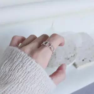 S161 여성 샹달 오픈링 반지 여성 링 데일리 은반지 (실버 925)
